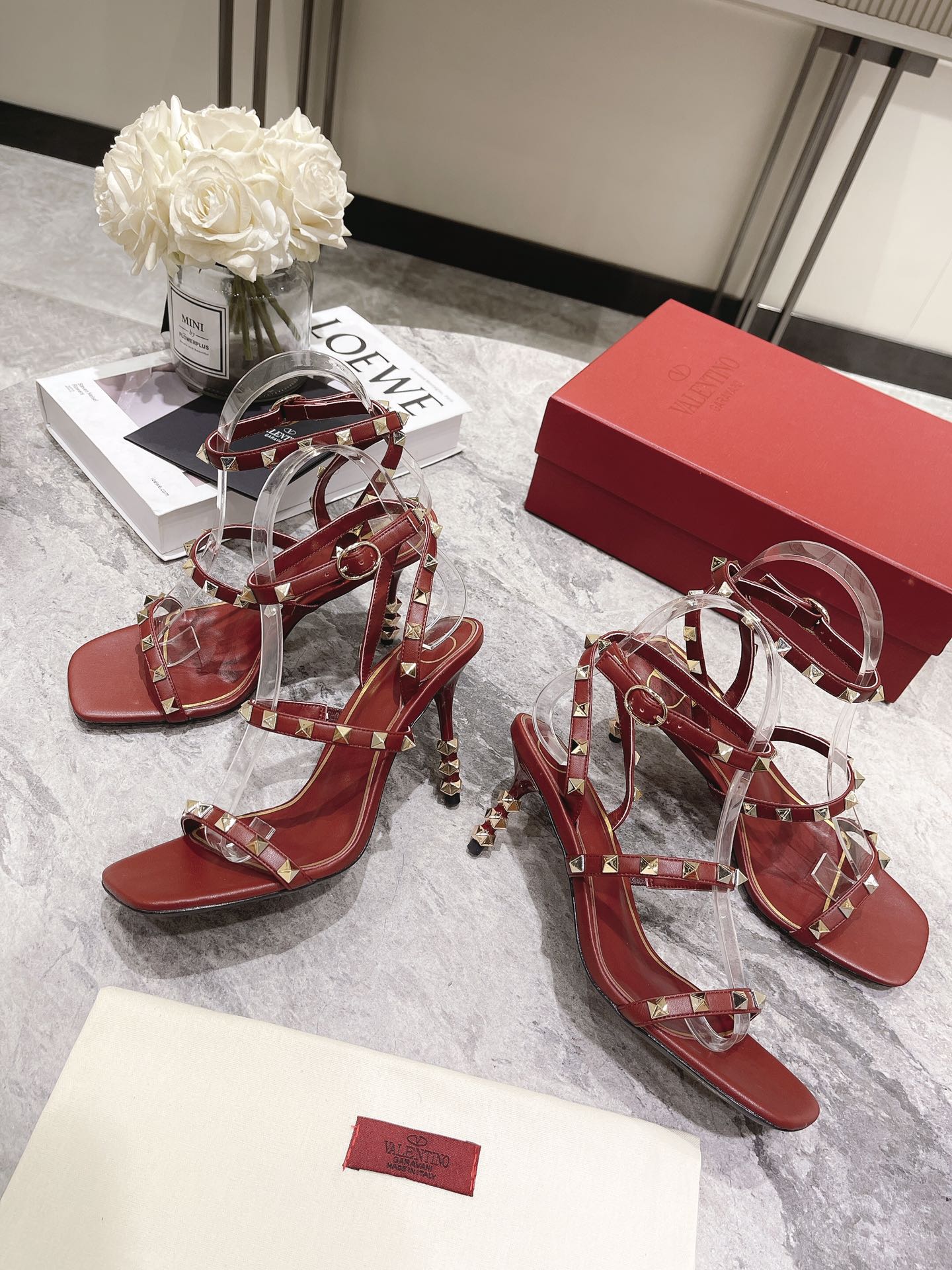255QVL56ZDE Stylish  leather High heels