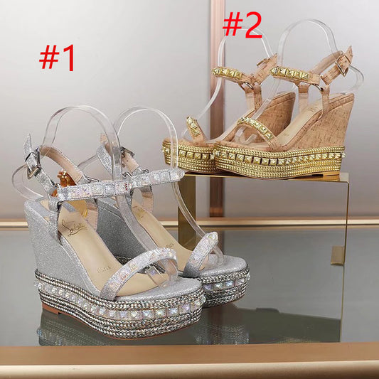 J4A50ZDE Stylish leather High heels 12cm heel