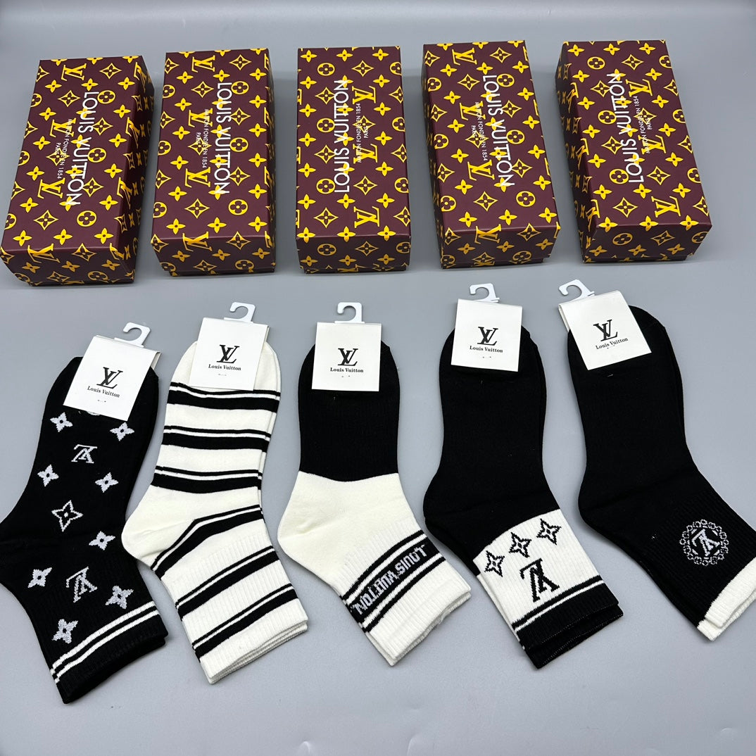 235QE14SDE Stylish socks(5 pairs )