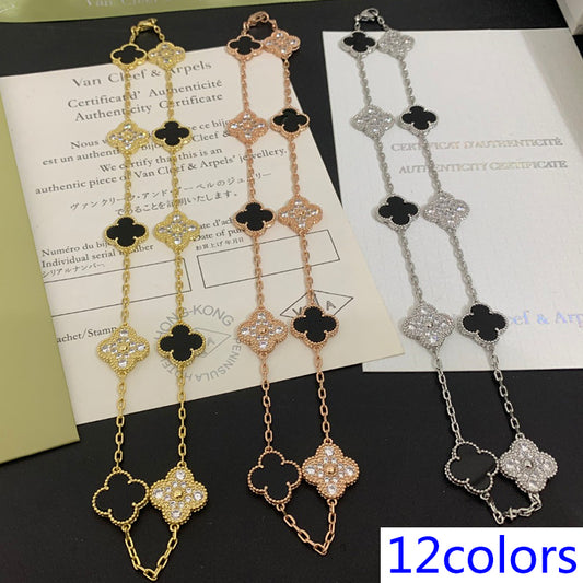 5XV191XDE Stylish  10 flower necklaces