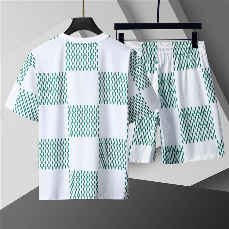 135WE108UDE Stylish shirt and shorts set