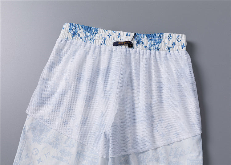 135WE107UDE Stylish shirt and shorts set