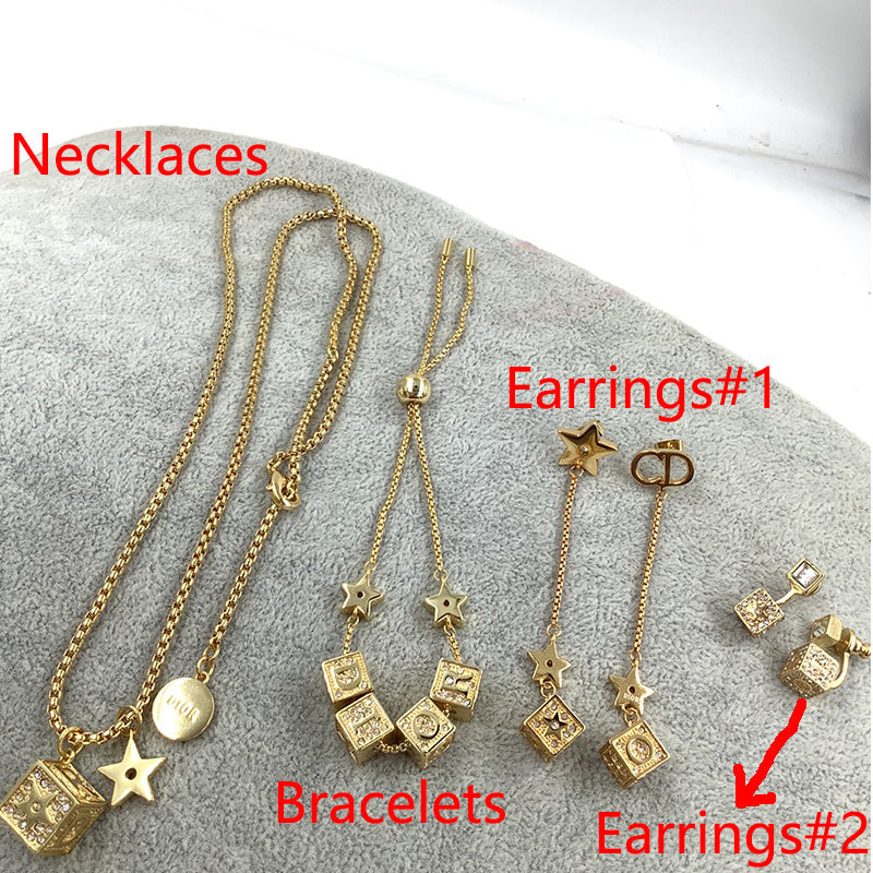 1YD253XDE Stylish Necklaces Earrings Bracelets