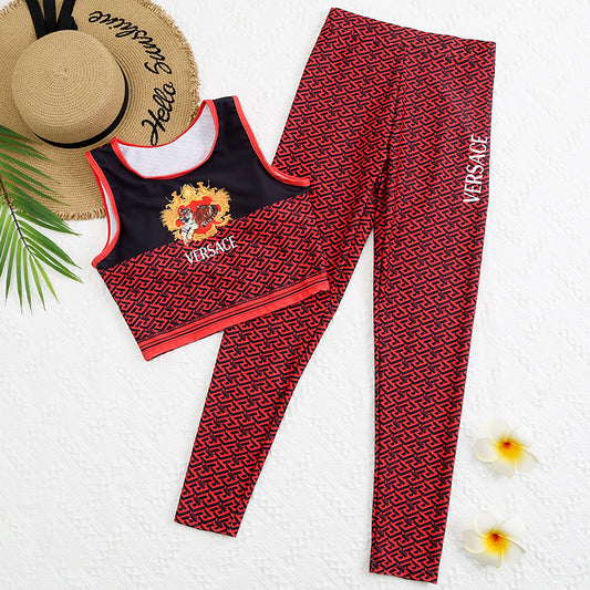 14V83YDE Stylish Long sleeve swimsuit