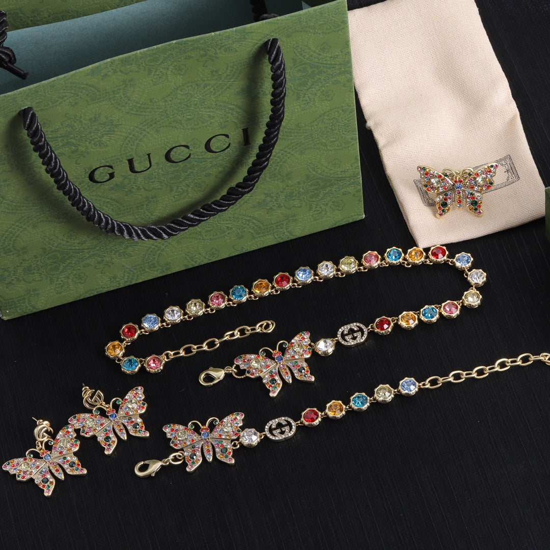 1YB58XDE Stylish Necklaces Bracelets Earrings Rings