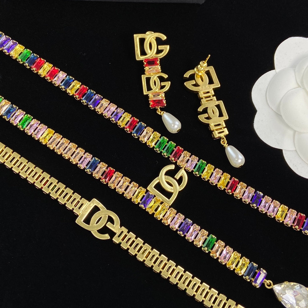 1NA148XDE Stylish  necklace bracelet earrings