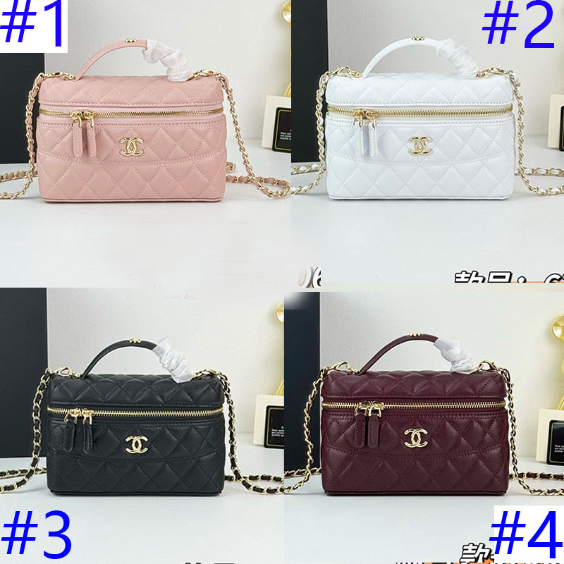 155QC3BDE Stylish leather caviar bag