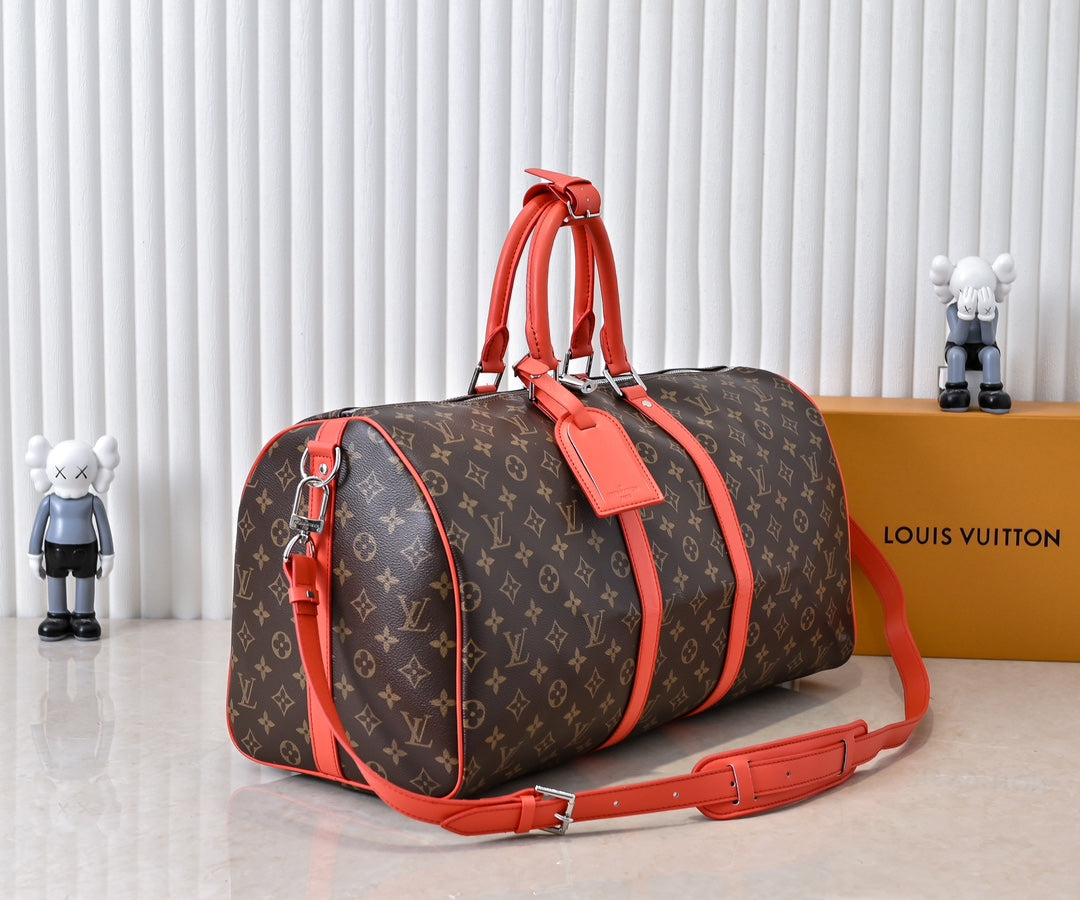 165NE89BDE Stylish leather luggage bags