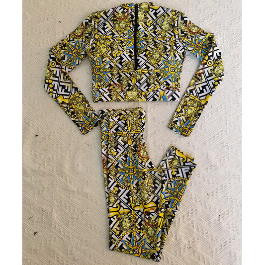 14V41YDE Stylish Long sleeve swimsuit