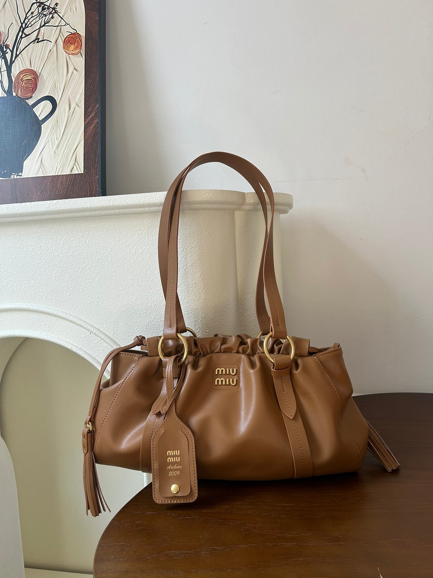 1WA79BDE Stylish leather bag