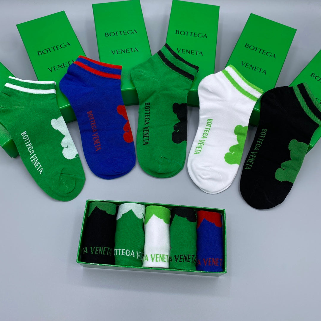 235QA45SDE Stylish socks(5 pairs )