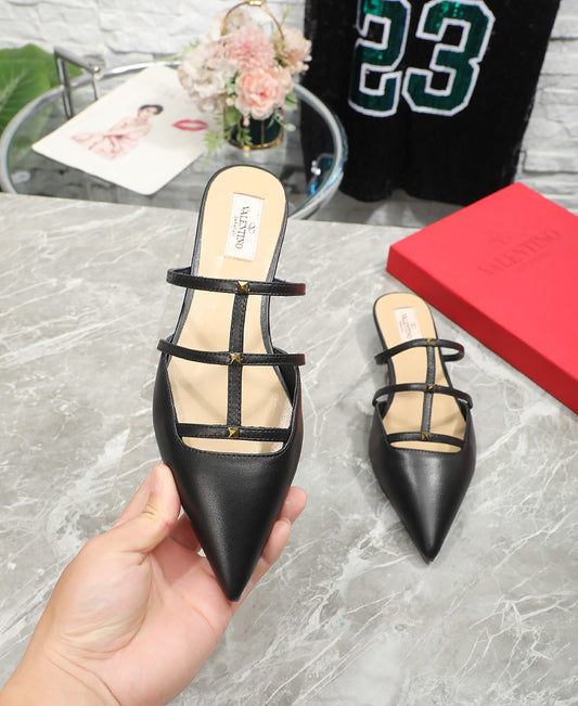 245RVL12ZDE Stylish leather  High heels