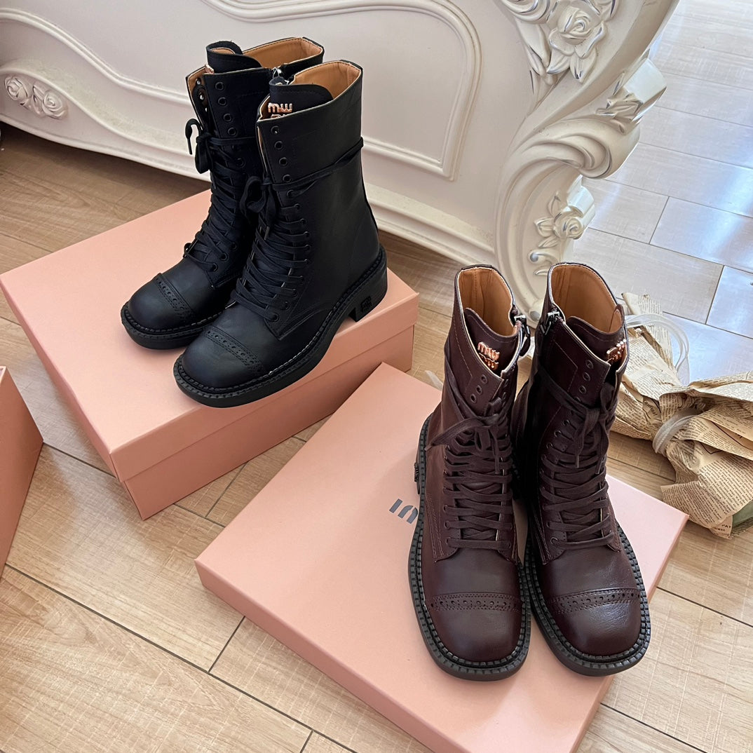 1XA60ZDE Stylish leather  boots