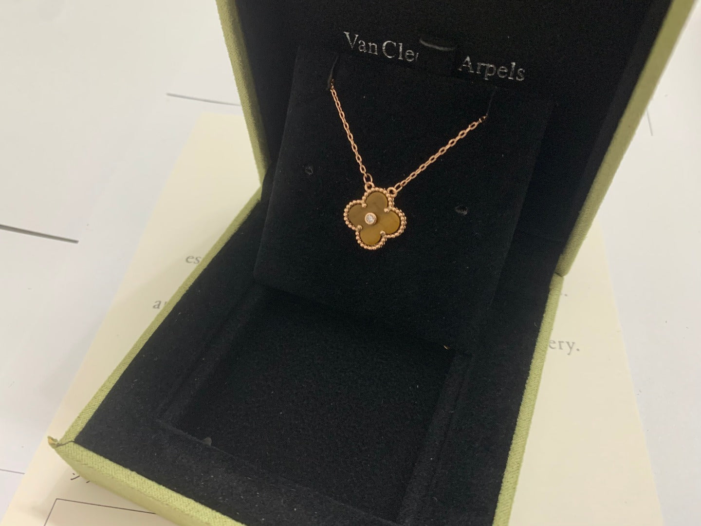 5XVA185XDE Stylish 1 flower necklace