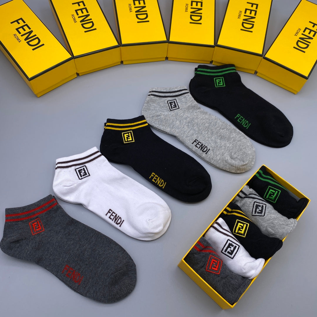 235QF44SDE Stylish socks(5 pairs )