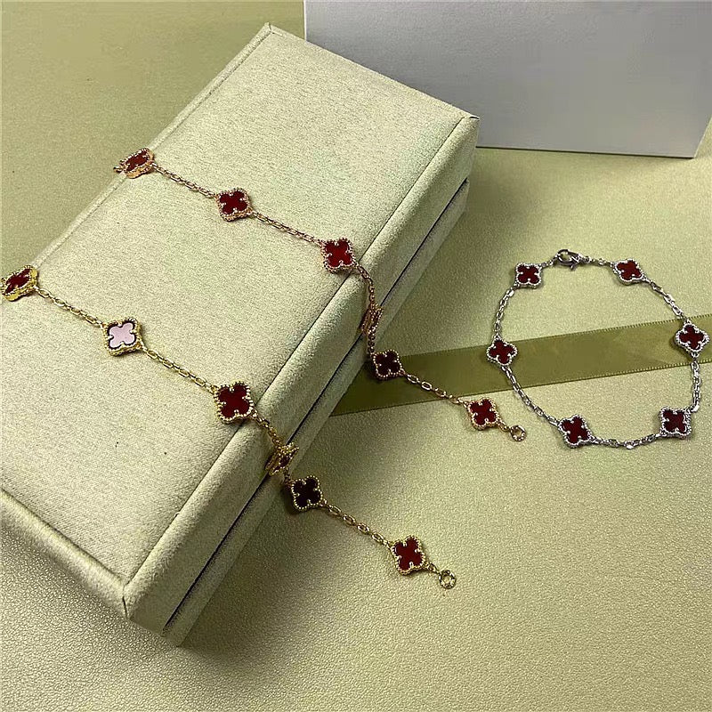 5XVA183KDE Stylishbracelets 6 flowers mini size 0.9cm flower