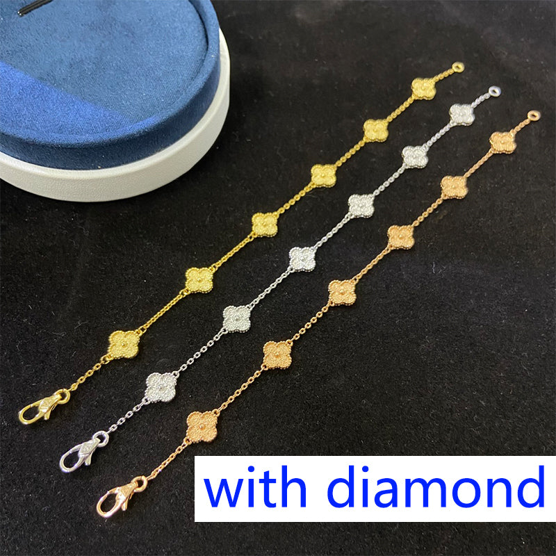 5XVA183KDE Stylishbracelets 6 flowers mini size 0.9cm flower