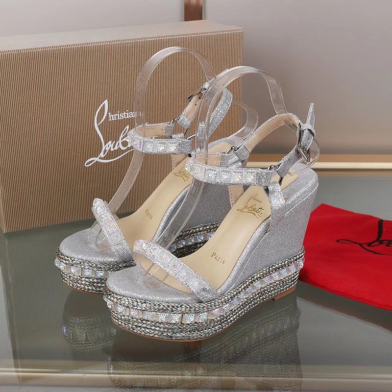 J4A50ZDE Stylish leather High heels 12cm heel
