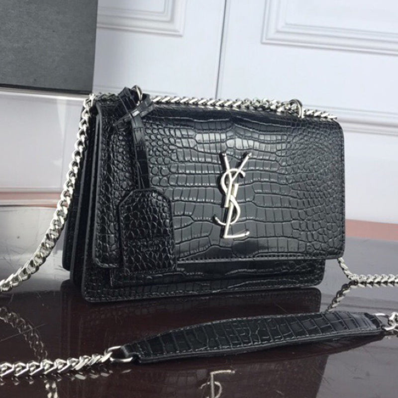 1XSL33BDE Stylish leather bag 