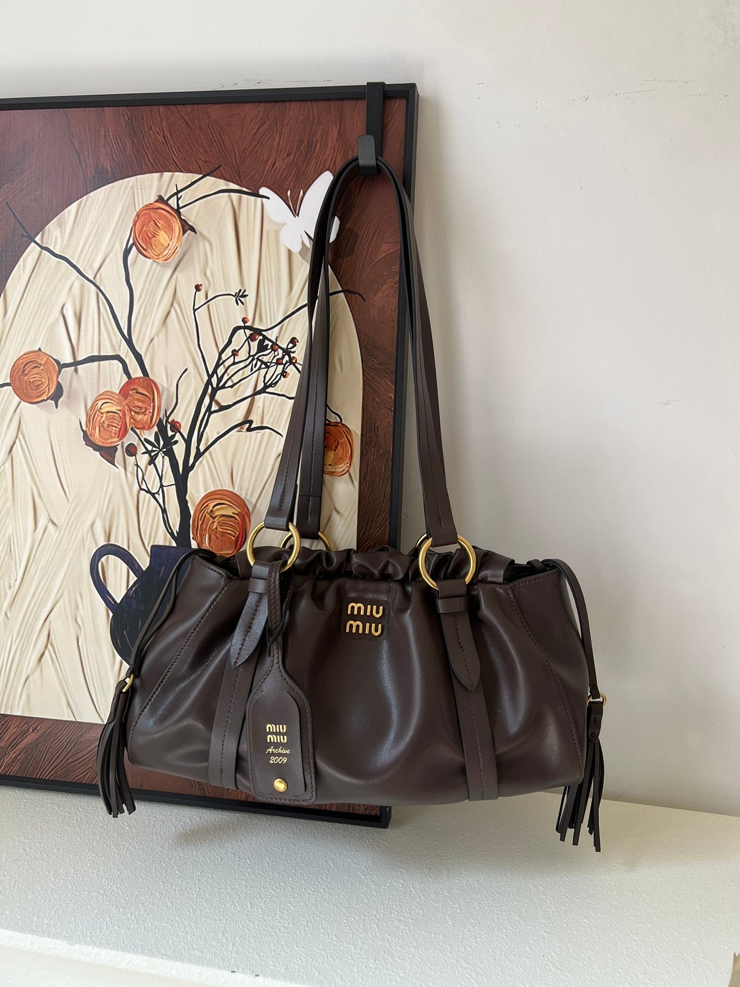 1WA79BDE Stylish leather bag