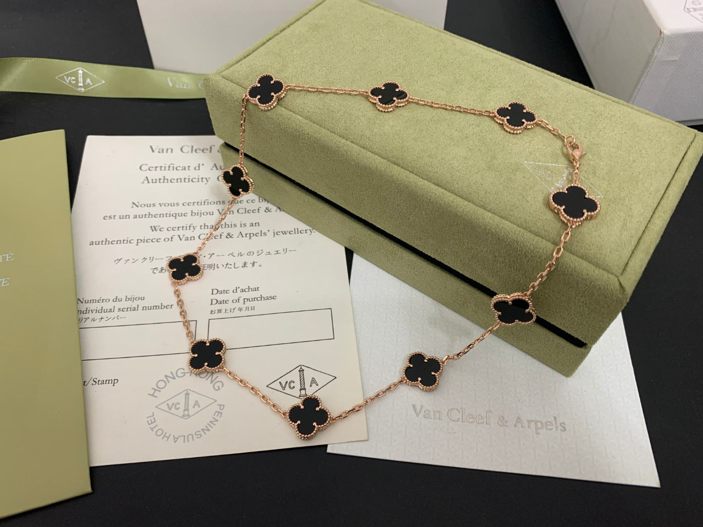 5XVA181XDE Stylish 10 flowers necklaces