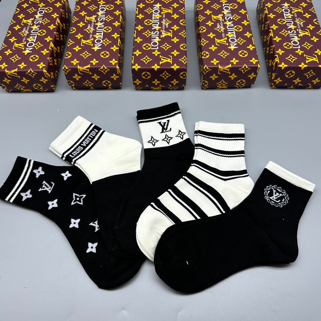 235QE14SDE Stylish socks(5 pairs )