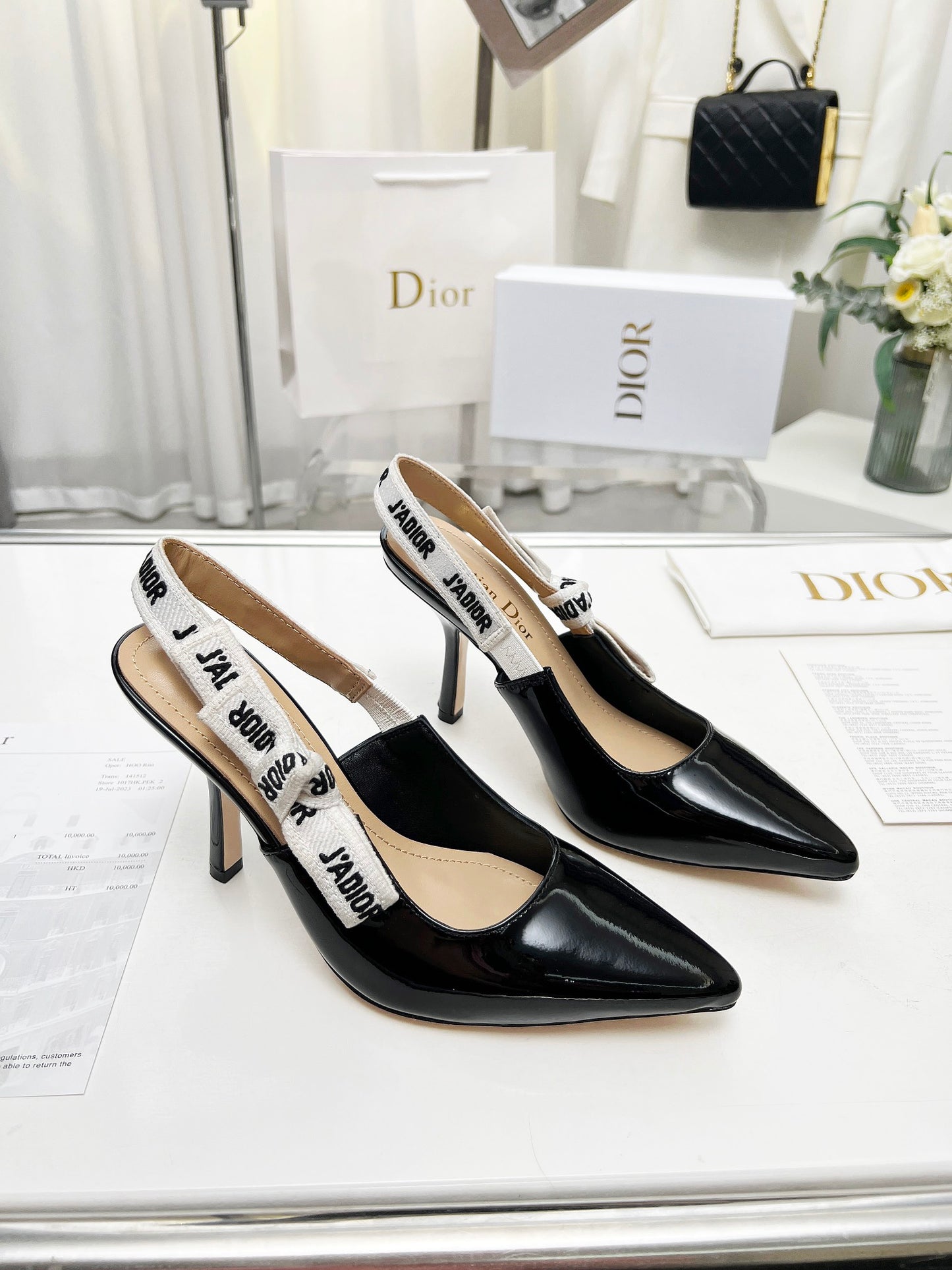 255QD44ZDE Stylish leather High heels