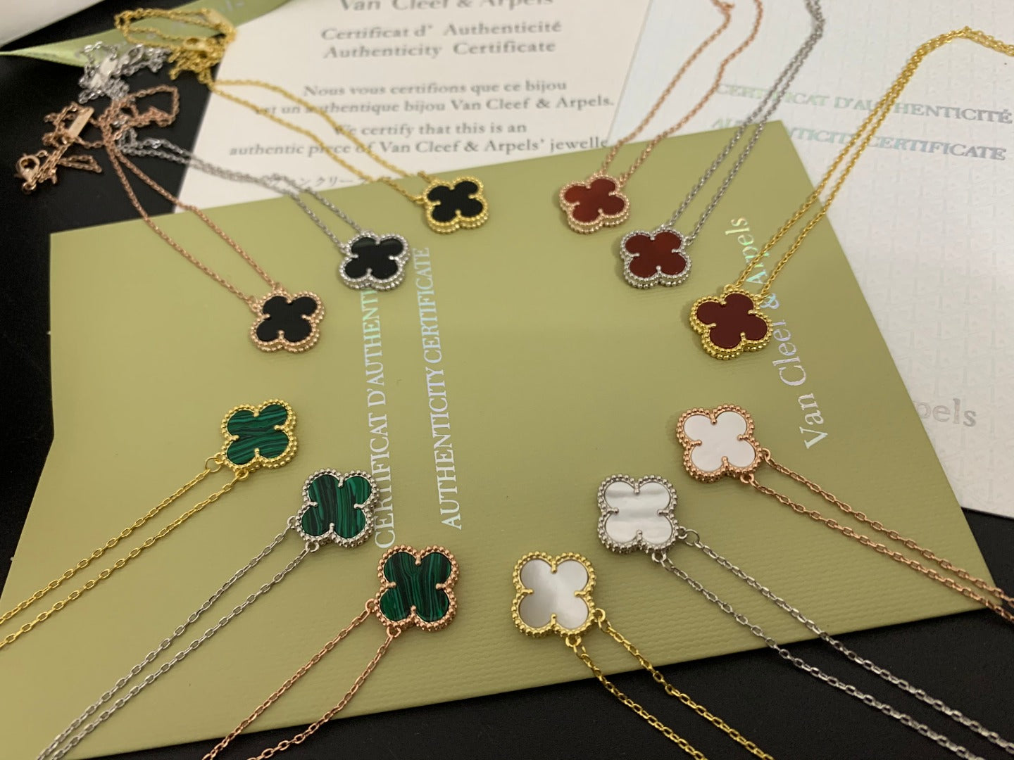 5XVA184XDE Stylish  1 flower necklace
