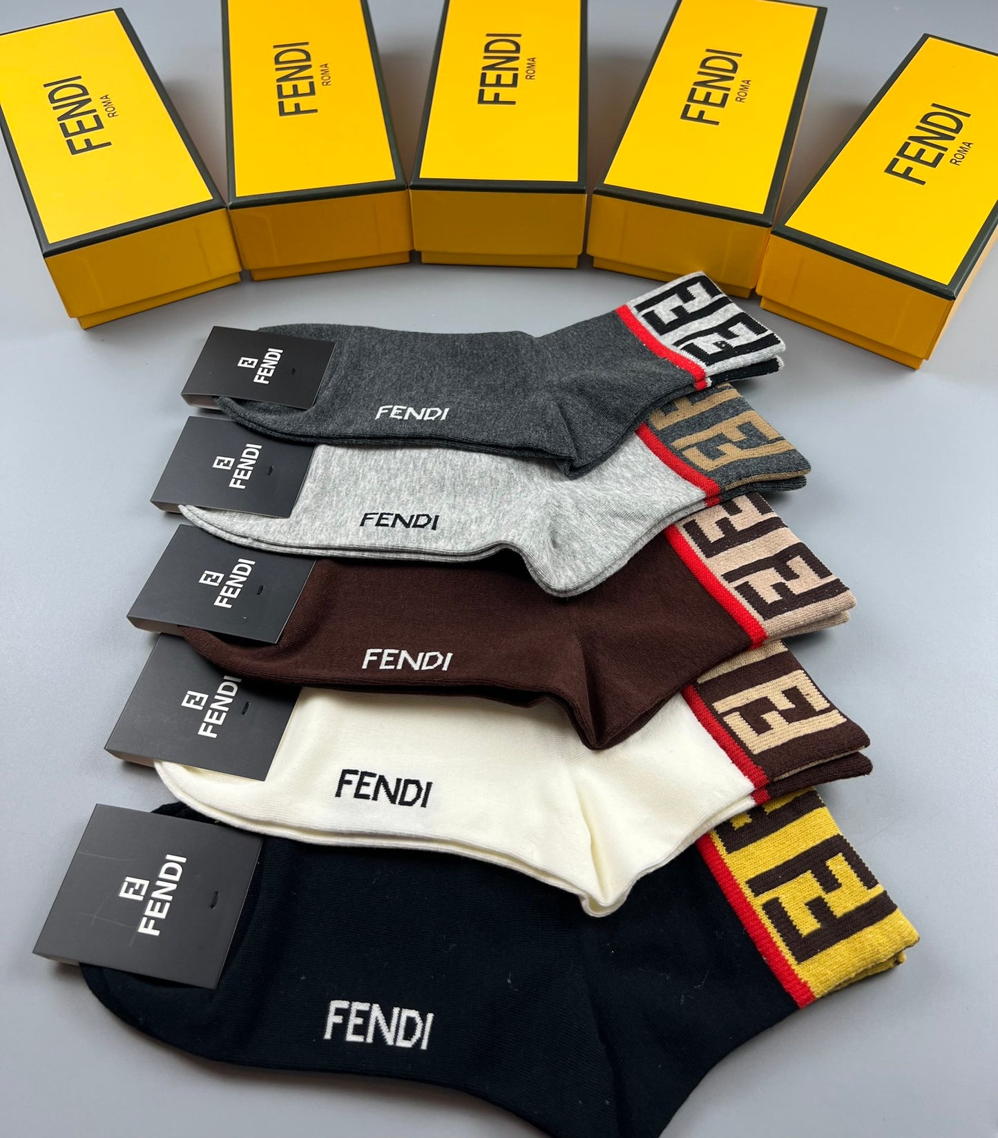 235QF65SDE Stylish socks(5 pairs )