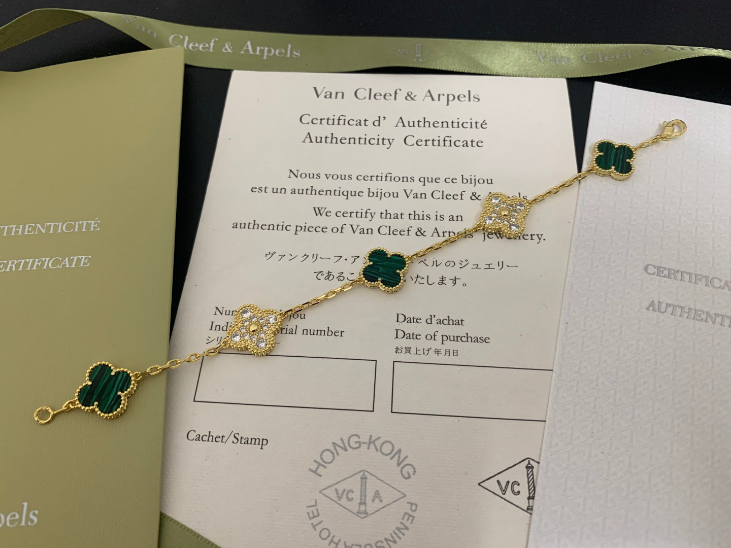 5XVA179KDE Stylish bracelets 5 flowers normal size1.5cm flower