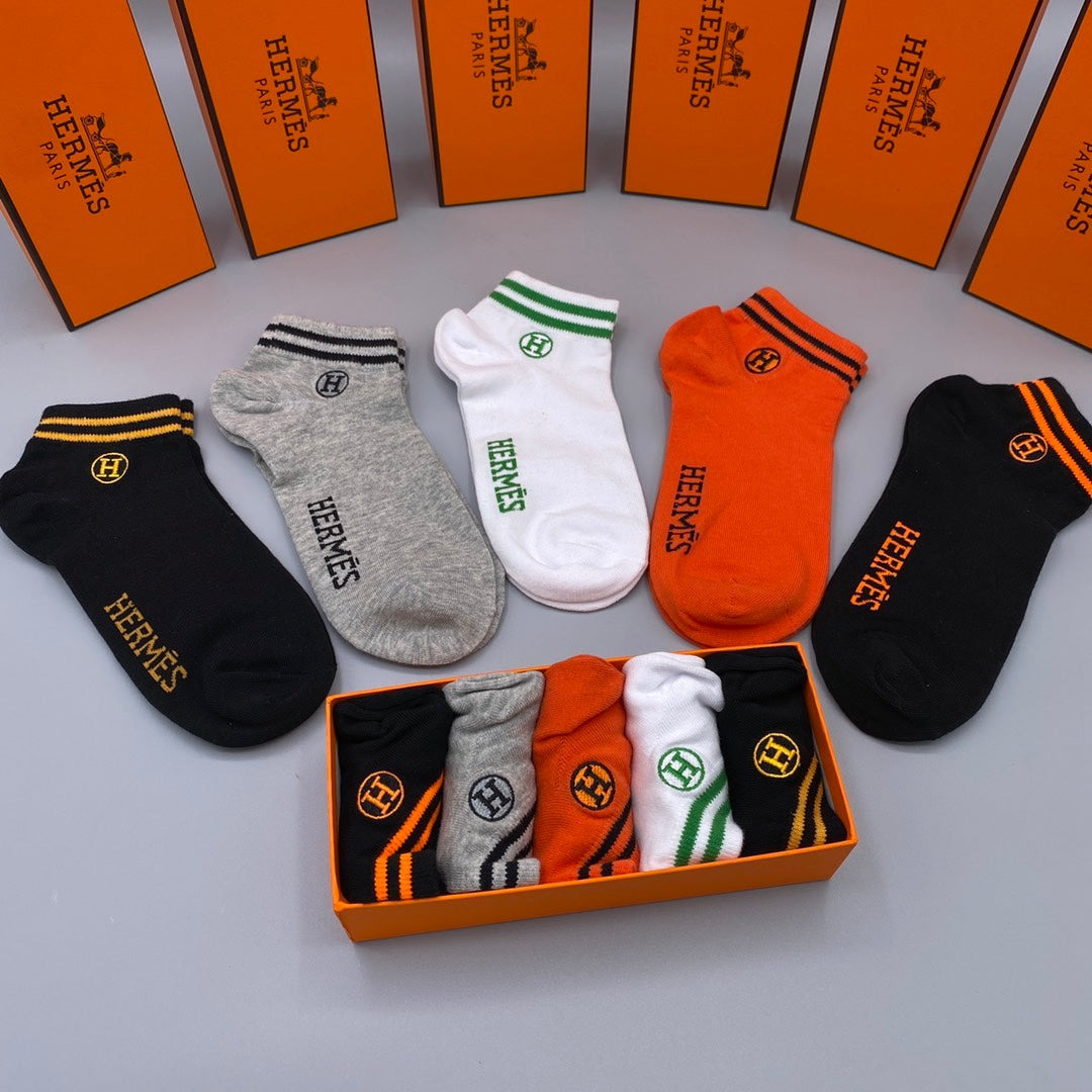 235QH57SDE Stylish socks(5 pairs )