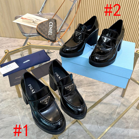 285ZPD63ZDE Stylish leather High heels