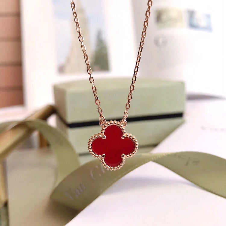 5XVA184XDE Stylish  1 flower necklace