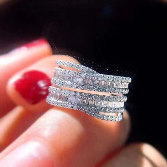 PYA13JDE Stylish  Diamond Ring High Quality Wedding Ring
