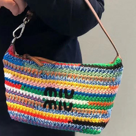 165NA94BDE Stylish Woven Bag