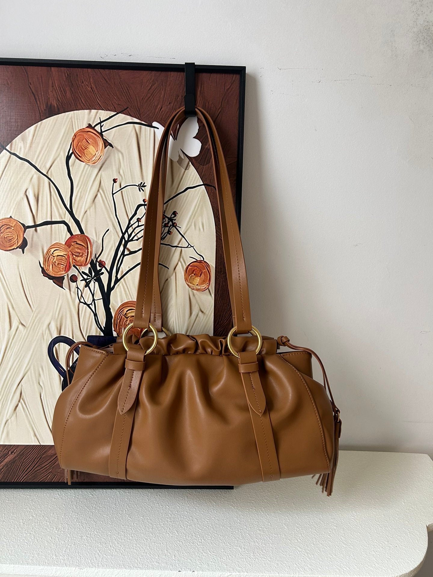 1WA79BDE Stylish leather bag