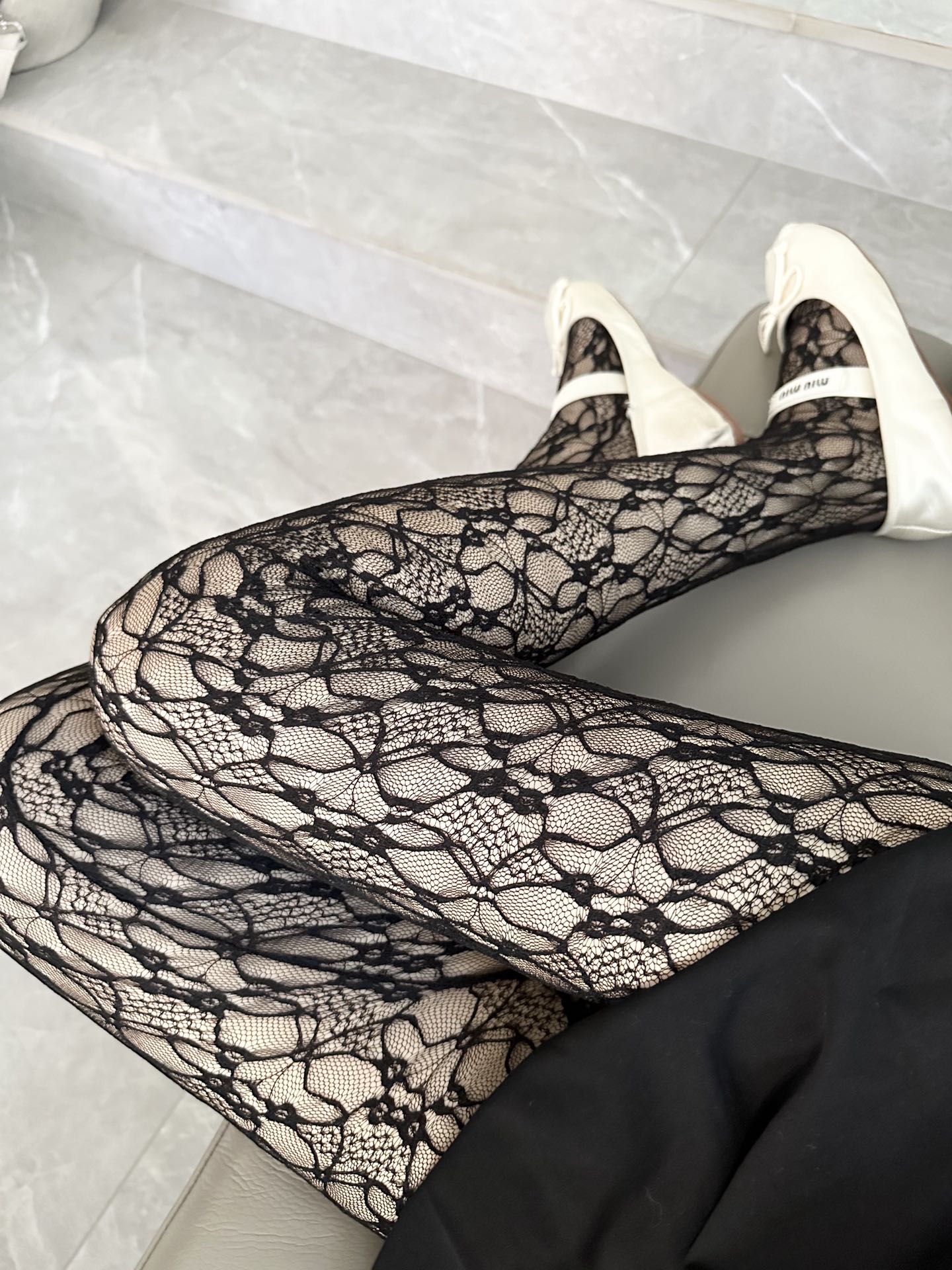 185QA4SDE Stylish pantyhose tights