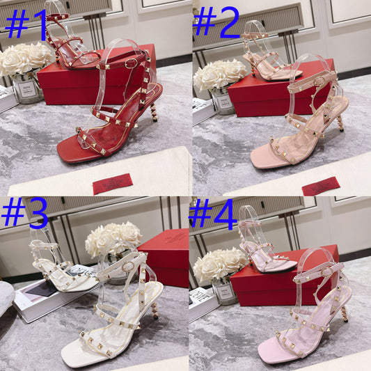 255QVL54ZDE Stylish  leather High heels