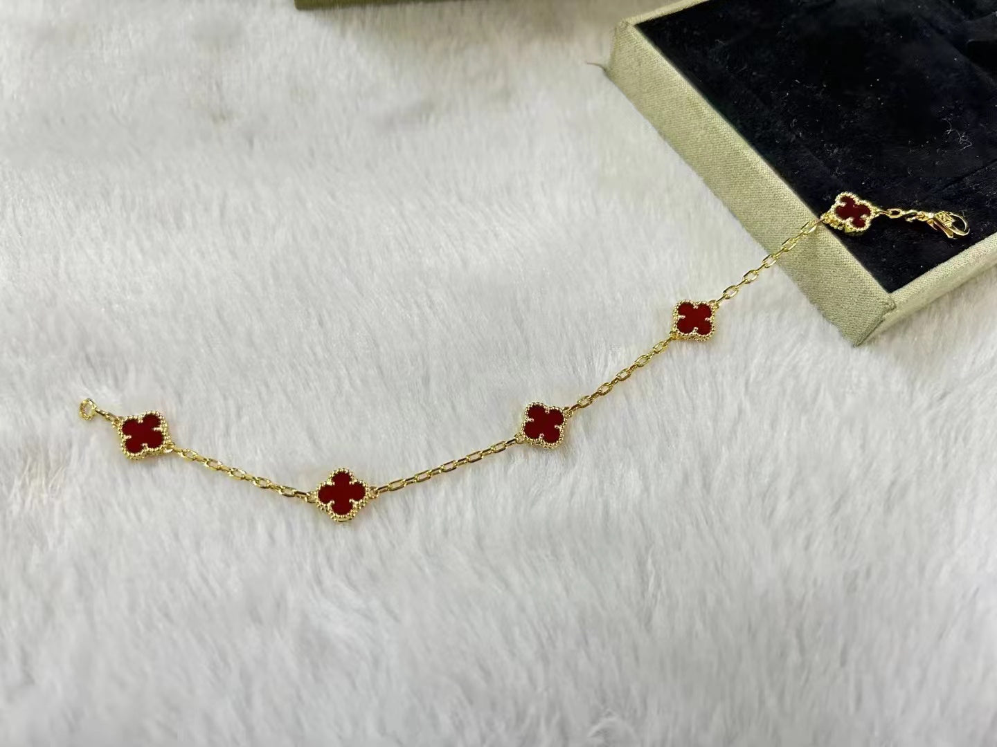 5XVA183KDE Stylishbracelets 6 flowers mini size 0.9cm flower