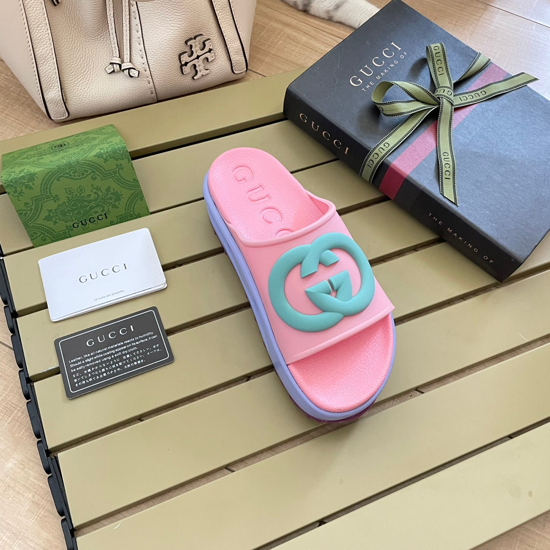 14B202ZDE Stylish Slippers Inner heightening insole 5cm