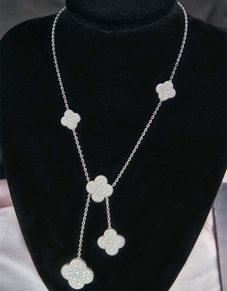 5XVA182KDE Stylish  6 flowers necklaces