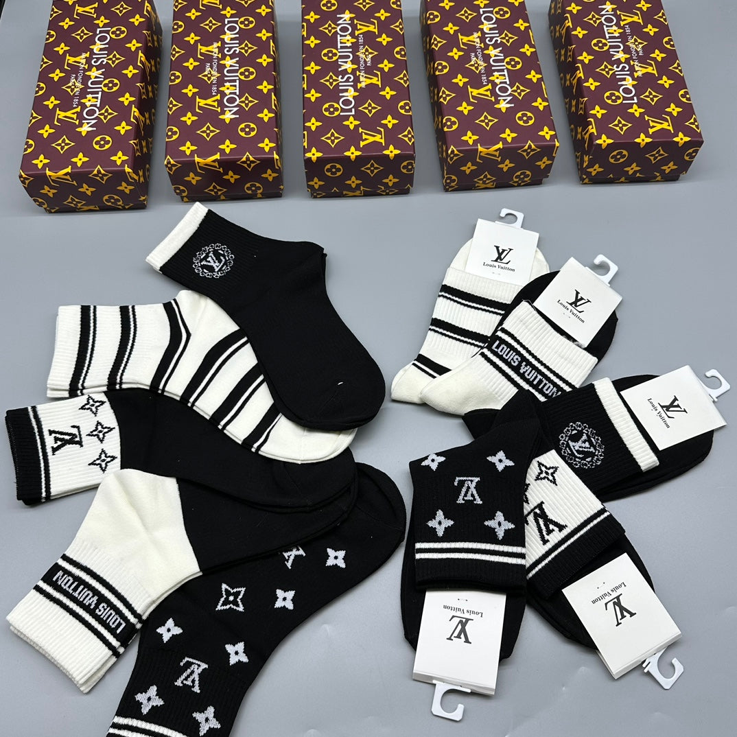 235QE14SDE Stylish socks(5 pairs )