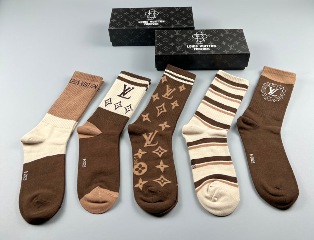235XE1SDE Stylish socks(5 pairs )