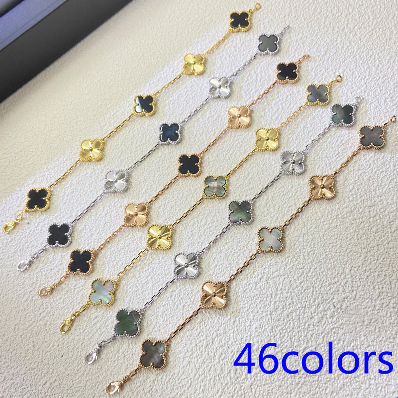 5XVA181KDE Stylish bracelets  5 flowers normal size1.5cm flower