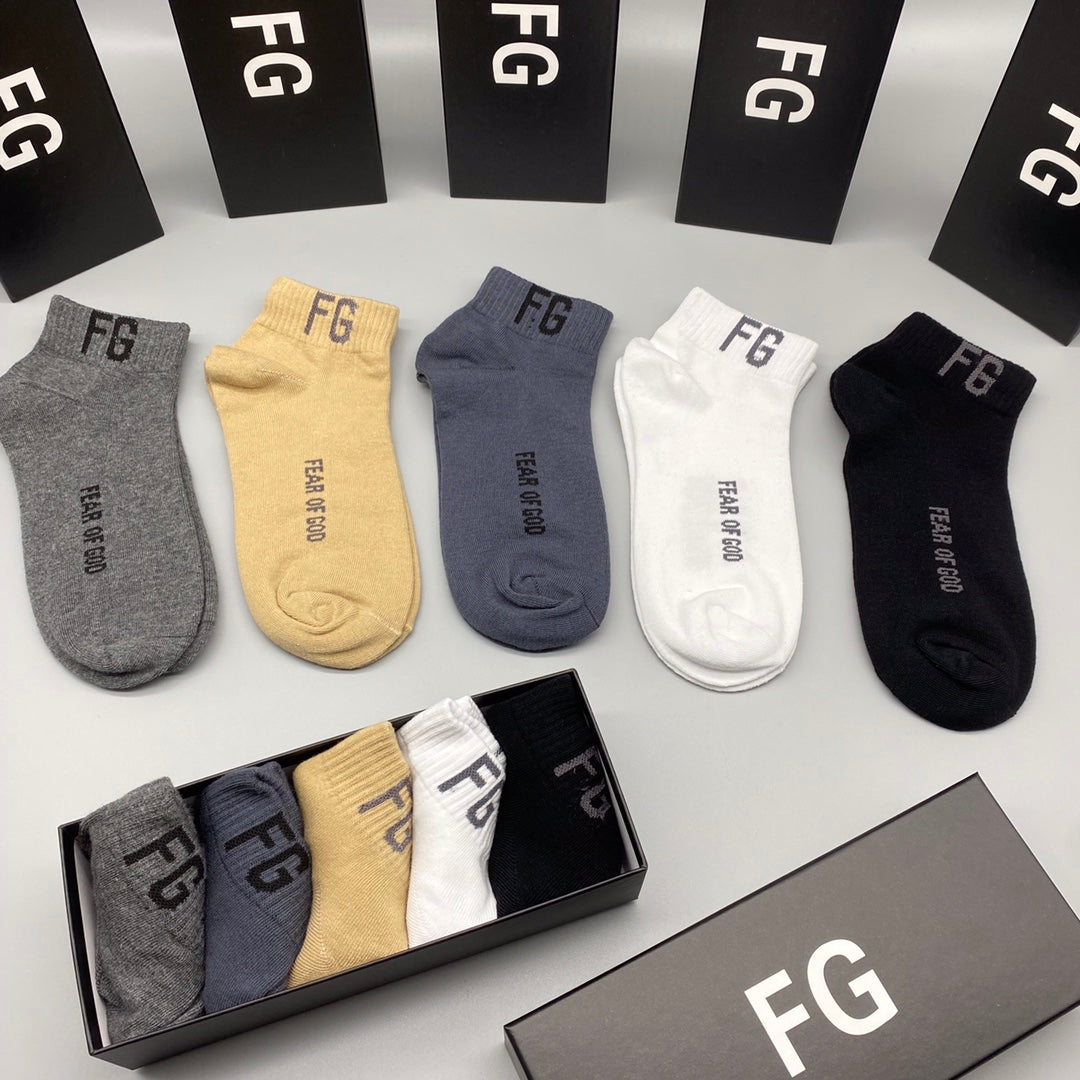 235QA38SDE Stylish socks(5 pairs )