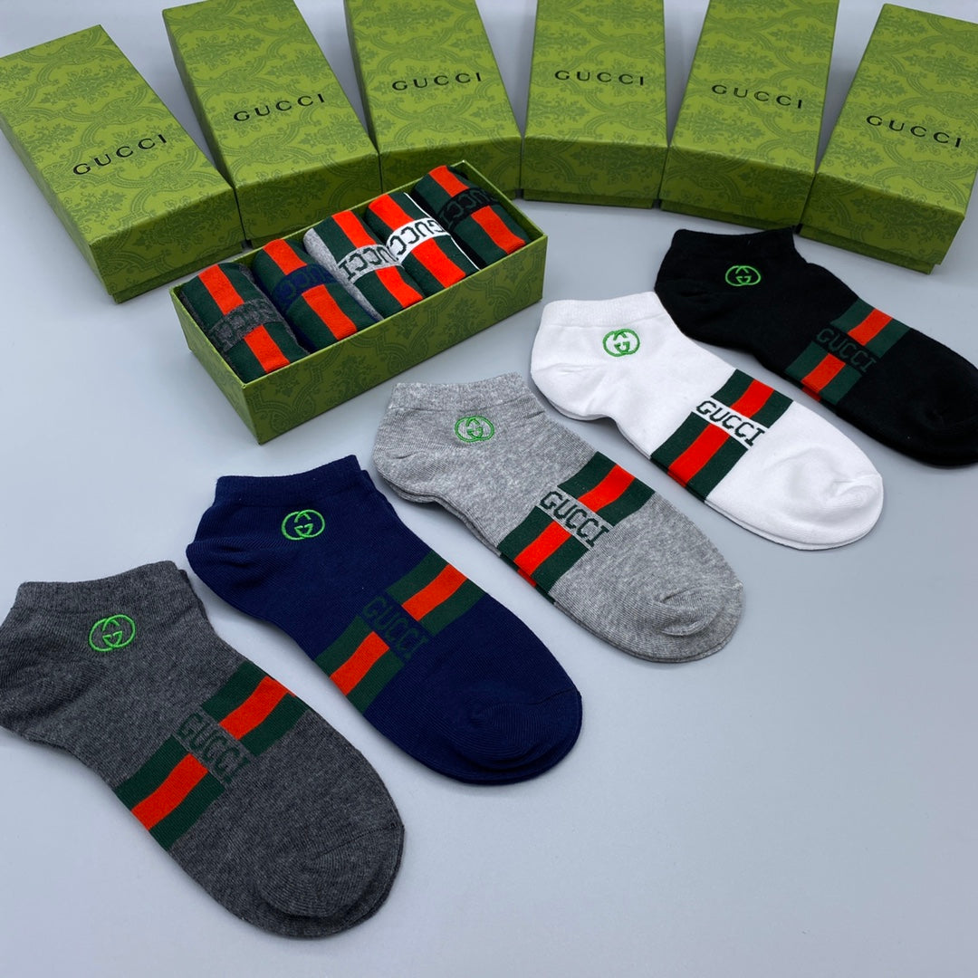 235QB46SDE Stylish socks(5 pairs )