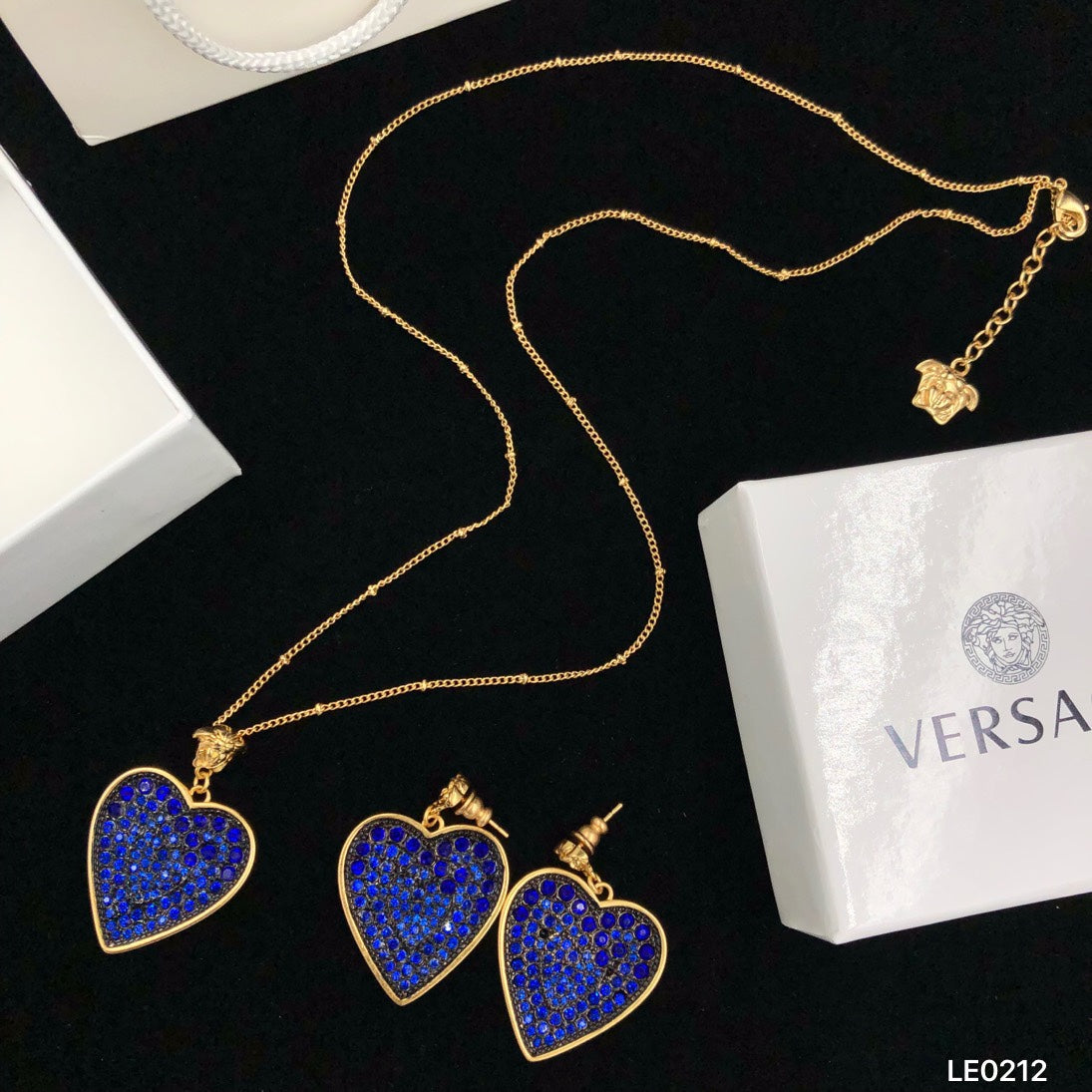 175RV70XDE Stylish Necklace . Earrings