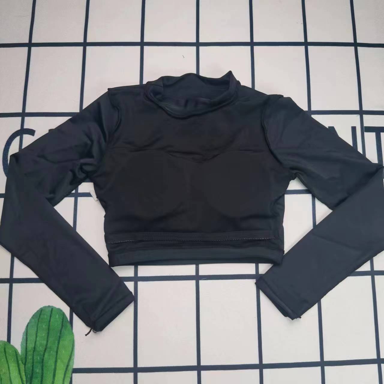 14A44YDE Stylish Long sleeve swimsuit