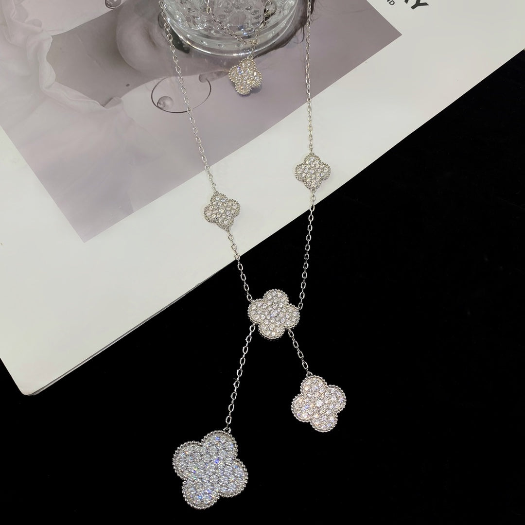 5XVA182KDE Stylish  6 flowers necklaces