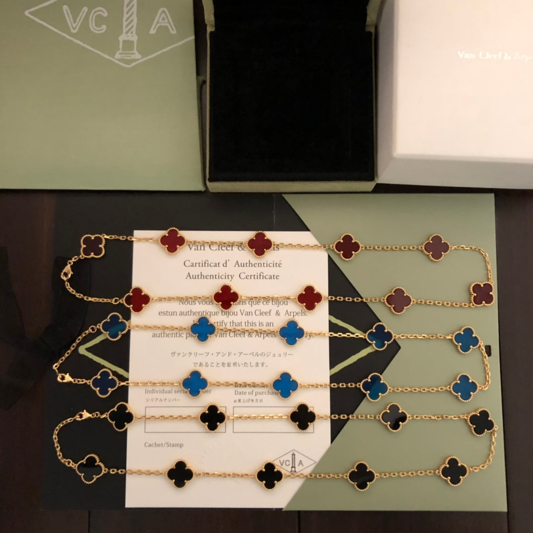 5XVA181XDE Stylish 10 flowers necklaces